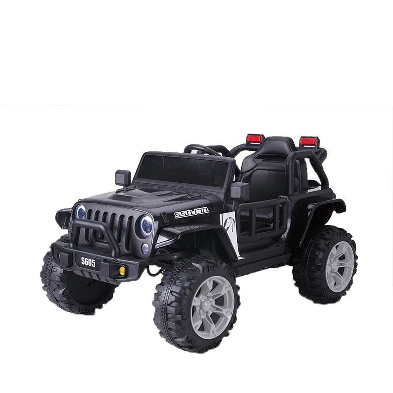 Lasten sähköajo Jeep -autolla 2,4 g: n R/C: llä